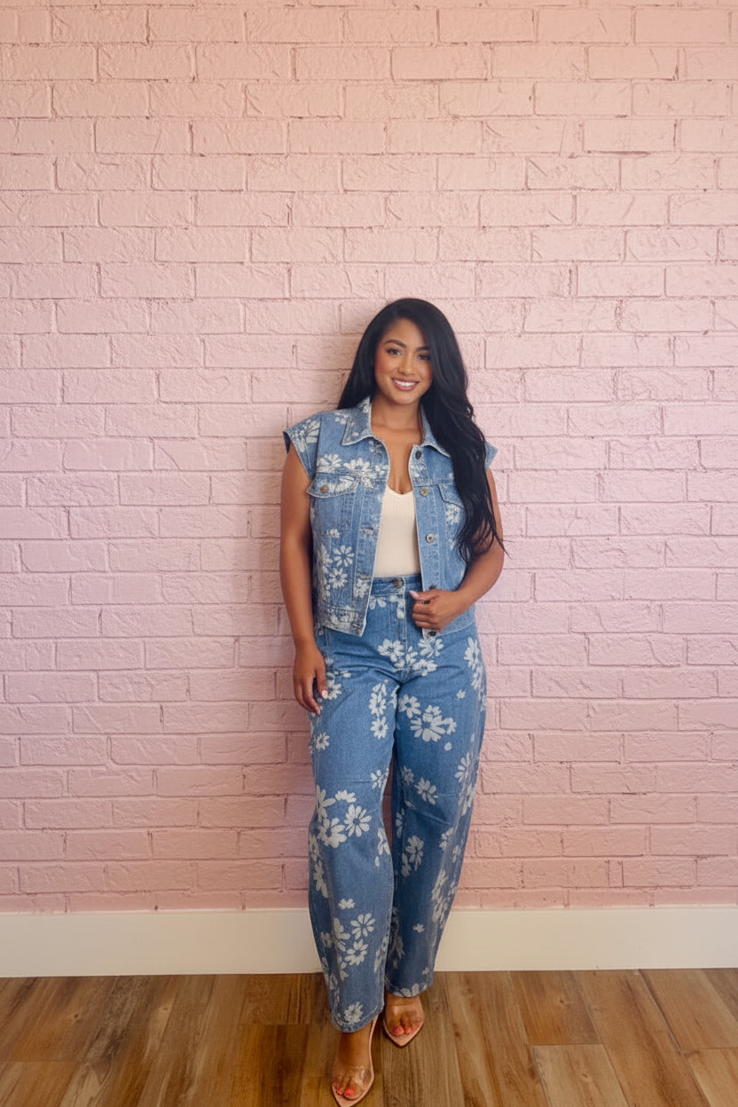 Daisy Denim Set