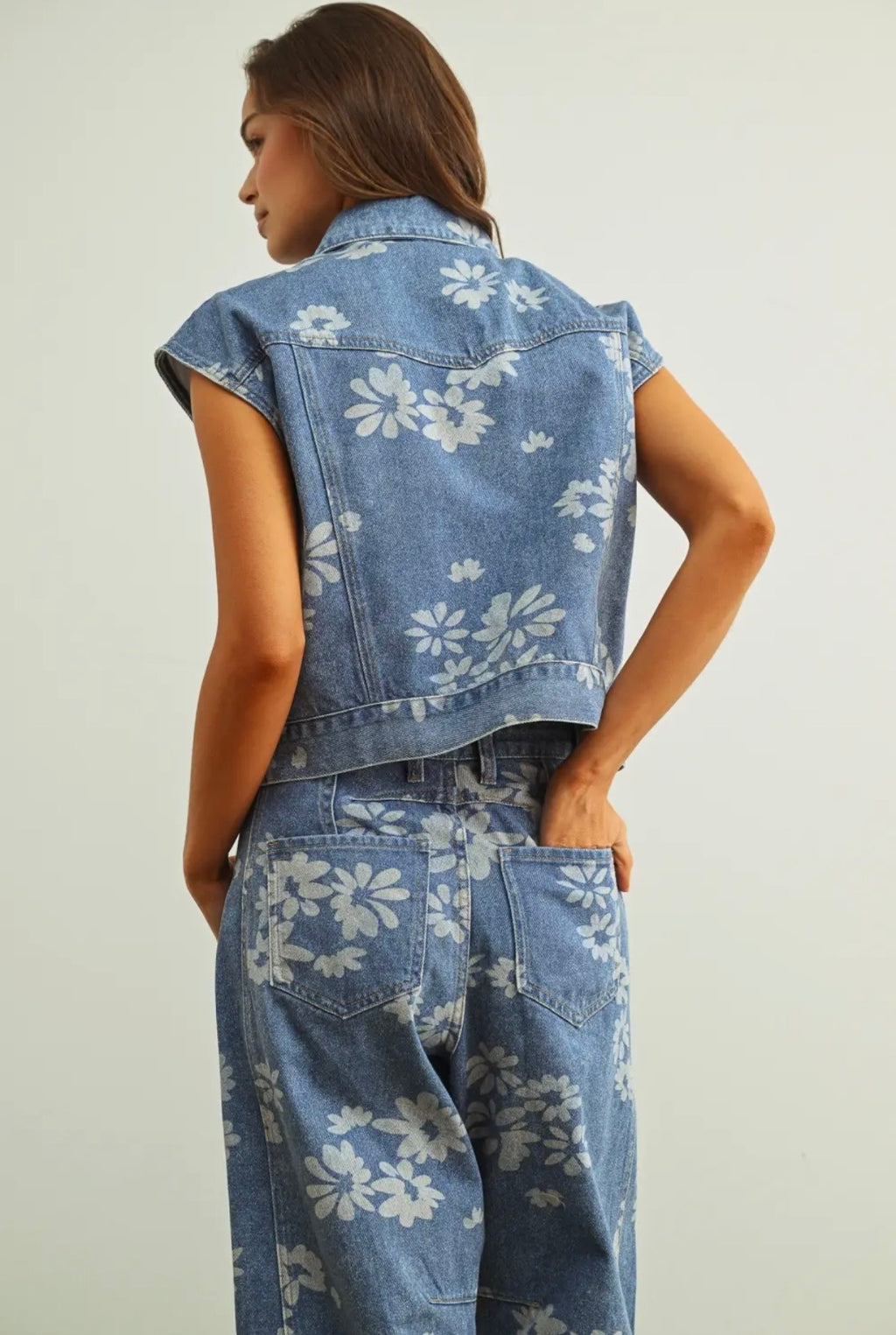 Daisy Denim Vest
