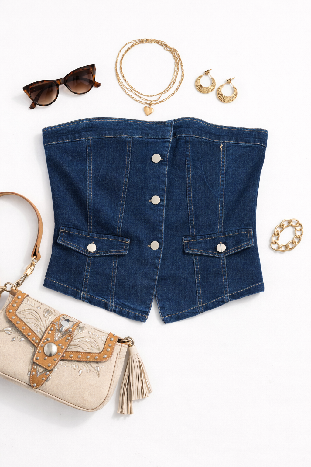 Denim Top